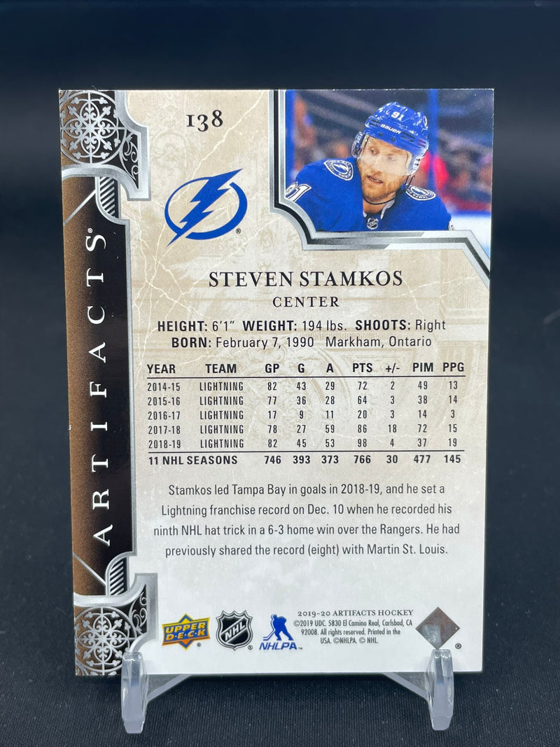 2019 UPPER DECK ARTIFACTS - PURPLE - S. STAMKOS - #138 - #'D/20