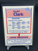 1985 TOPPS USFL - G. CLARK -