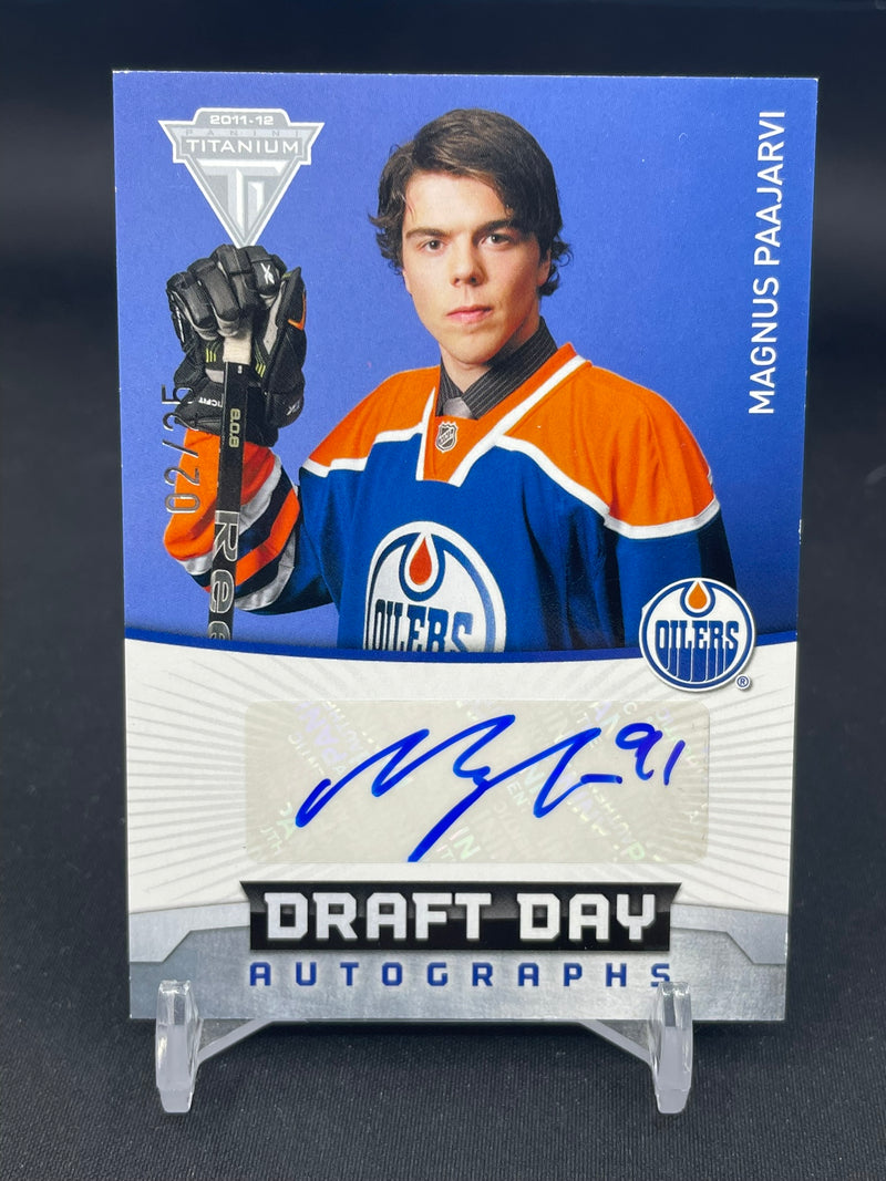 2011 PANINI TITANIUM - DRAFT DAY AUTOGRAPHS - M. PAAJARVI - #25 - #'D/25 - AUTOGRAPH - RC