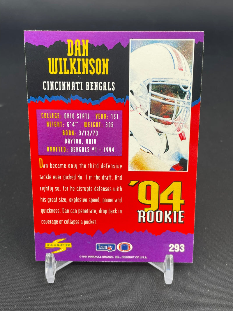 1994 SCORE PINNACLE - D. WILKINSON -