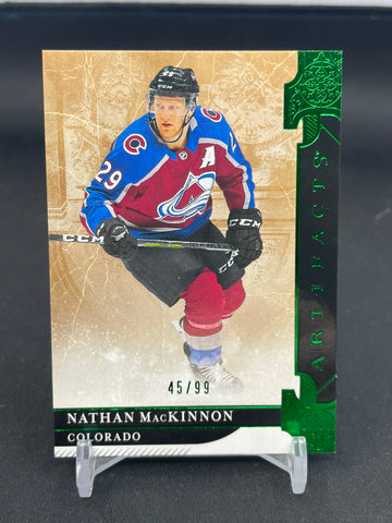 2019 UPPER DECK ARTIFACTS - EMERALD - N. MACKINNON - #133 - #'D/99