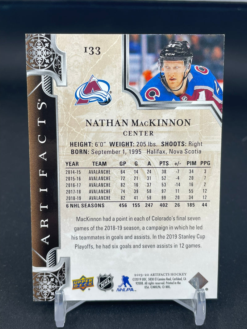 2019 UPPER DECK ARTIFACTS - EMERALD - N. MACKINNON - #133 - #'D/99