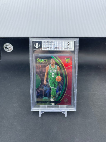 2017 PANINI SELECT - MAROON PRIZM - J. TATUM - #93 - #'D/199 - BGS 9 - RC