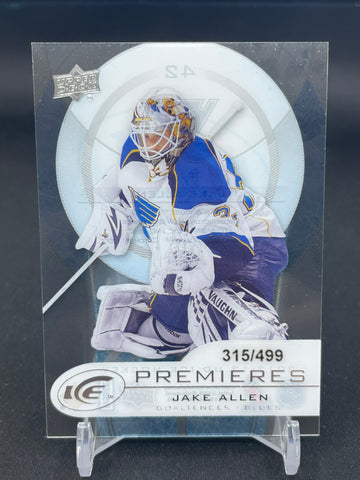 2012 UPPER DECK ICE - PREMIERES - J. ALLEN - #42 - #'D/499 - RC