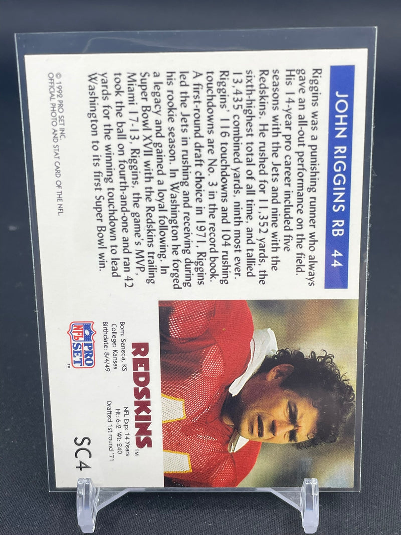 1992 PRO SET - J. RIGGINS -