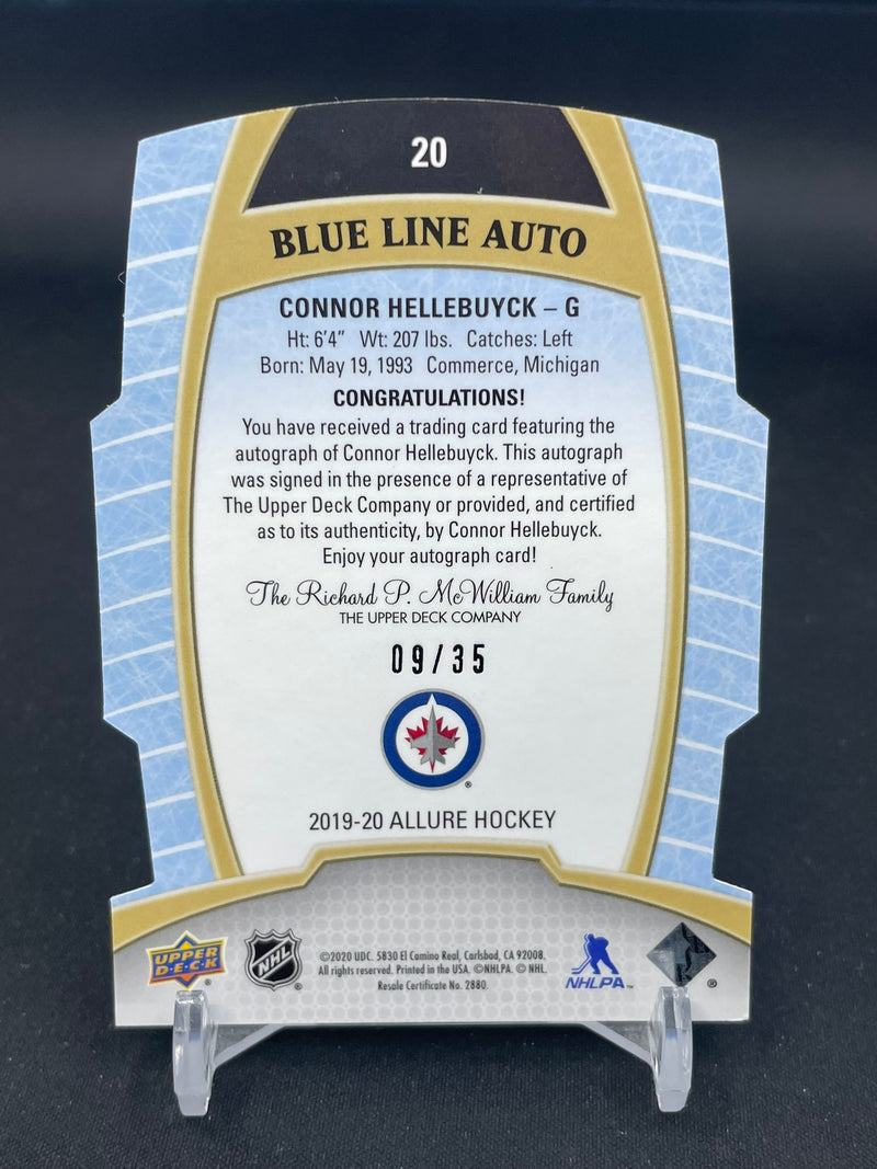 2019 UPPER DECK ALLURE - BLUE LINE AUTO - C. HELLEBUYCK - #20 - #'D/35 - AUTOGRAPH
