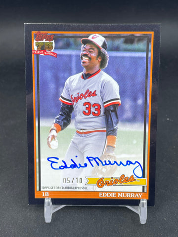 2026 TOPPS SERIES ONE - BLACK AUTO - E. MURRAY - #91A-EMU - #'D/10 - AUTOGRAPH