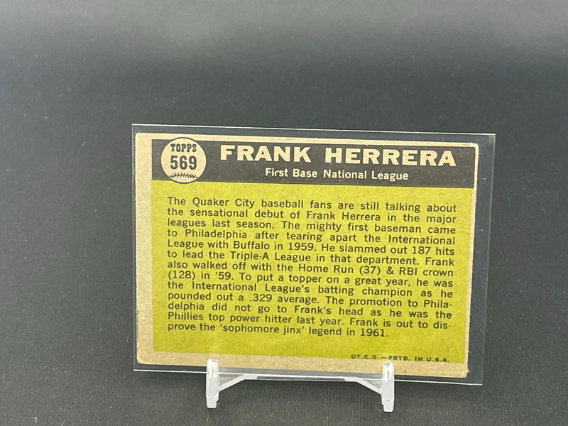 1961 TOPPS - F. HERRERA -