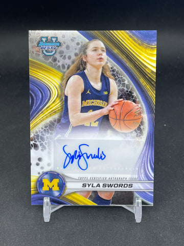 2024 TOPPS BOWMANS BEST UNIVERSITY - S. SWORDS - #B24-SSW - AUTOGRAPH
