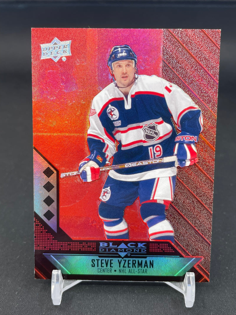2014 UPPER DECK BLACK DIAMOND - RED - S. YZERMAN - #223 - #'D/50
