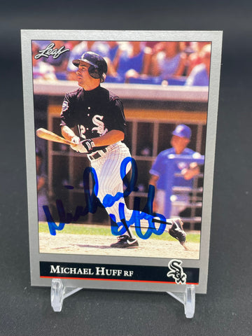 1992 LEAF SERIES TWO - M. HUFF - #342 - IP AUTOGRAPH
