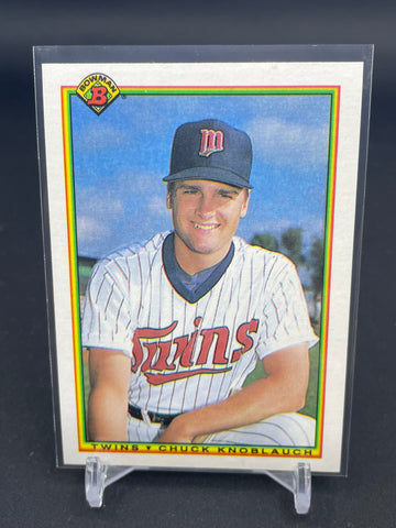 1990 TOPPS BOWMAN - C. KNOBLAUCH - #415