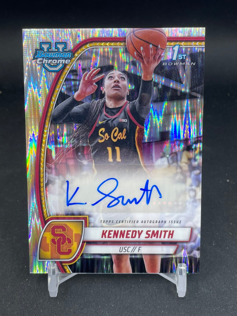 2024 TOPPS BOWMAN CHROME UNIVERSITY - SHIMMER - 1ST BOWMAN - K. SMITH -