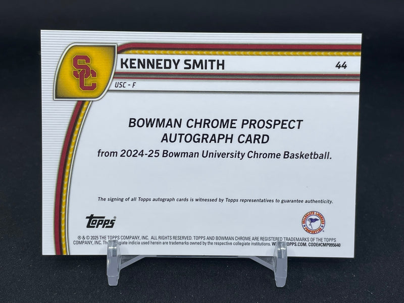2024 TOPPS BOWMAN CHROME UNIVERSITY - SHIMMER - 1ST BOWMAN - K. SMITH -