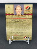 2017 UPPER DECK TEAM CANADA - CANADA PREMIUM - B. JENNER - #25 - #'D/199 - RELIC - AUTOGRAPH