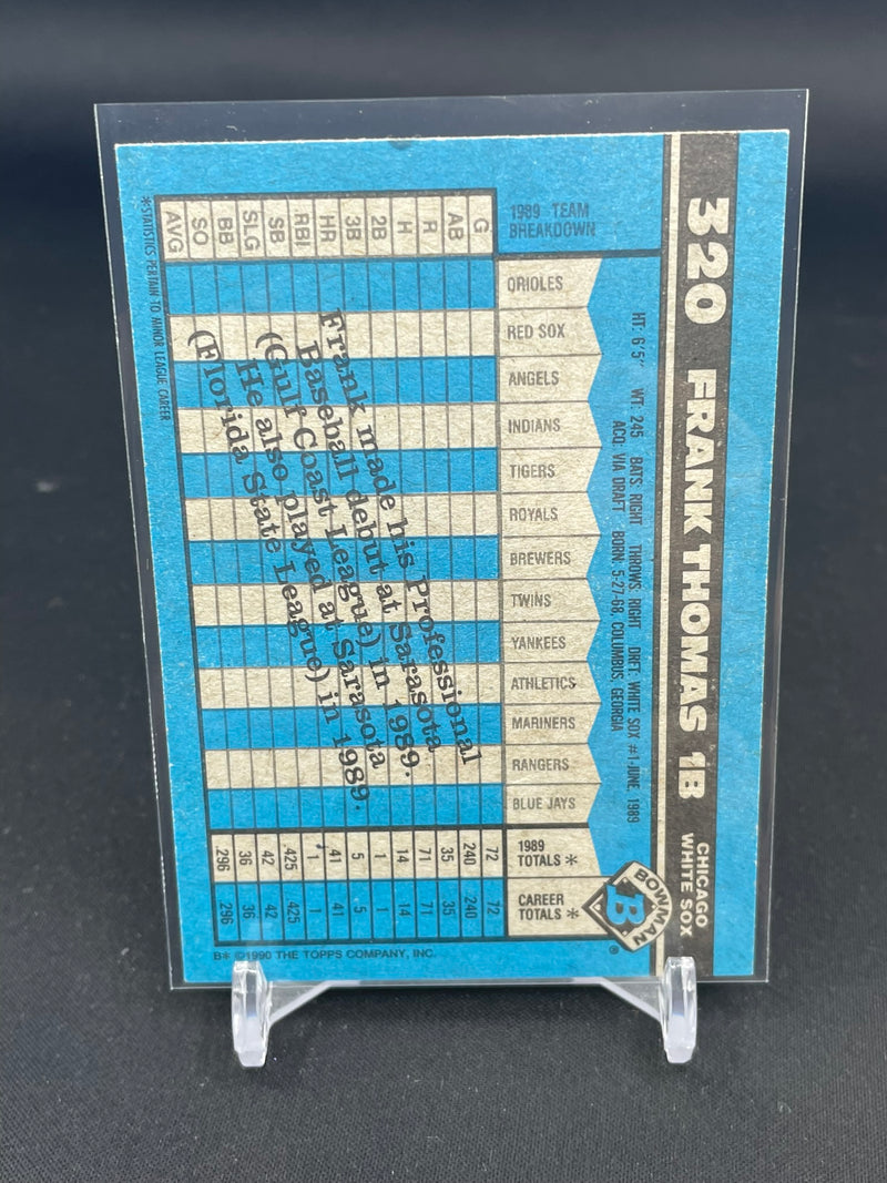 1990 TOPPS BOWMAN - F. THOMAS -