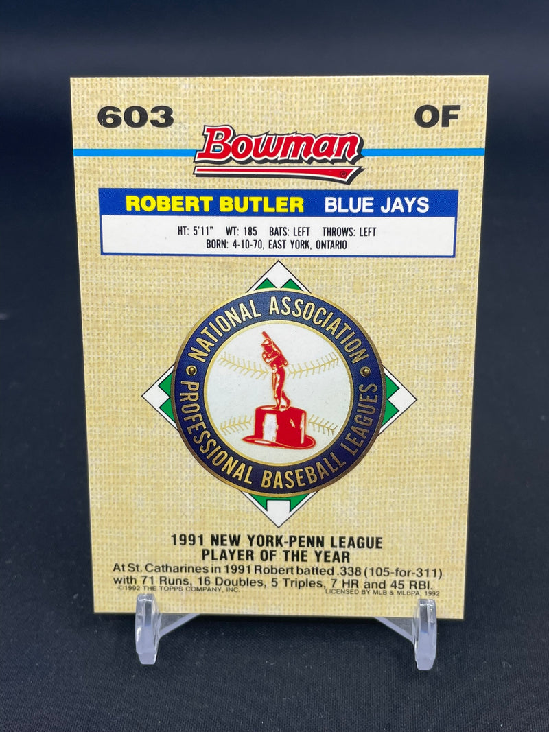 1992 TOPPS BOWMAN - R. BUTLER -