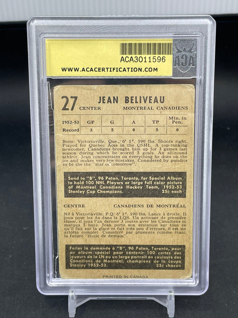 1953 PARKHURST - J. BELIVEAU -