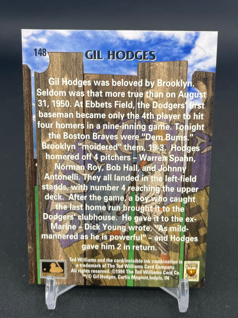 1994 THE TED WILLIAM CARD CO - G. HODGES -