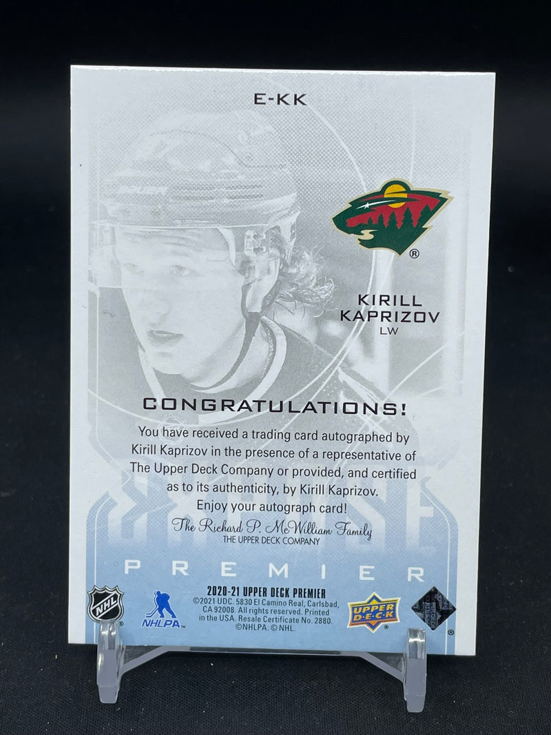 2020 UPPER DECK PREMIER - EXPOSE - K. KAPRIZOV - #E-KK - #'D/35 - AUTOGRAPH - RC