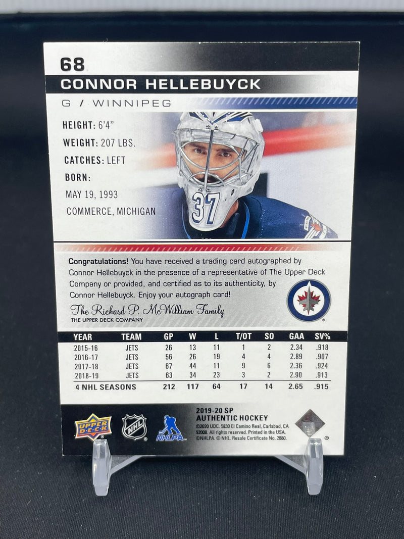2019 UPPER DECK SP AUTHENTIC - BLACK AND GOLD SHORT PRINT - C. HELLEBUYCK -