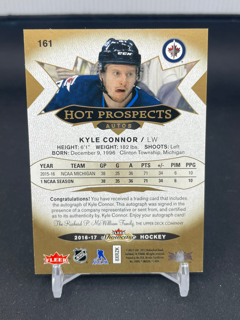 2016 FLEER SHOWCASE - HOT PROSPECTS AUTO - K. CONNOR - #161 - #'D/499 - AUTOGRAPH - RC