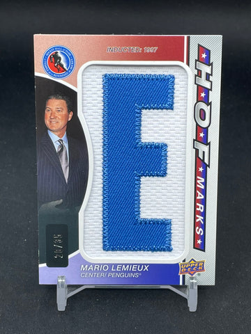 2024 UPPER DECK SP GAME USED - HOF MARKS - M. LEMIEUX - #HOFM-ML - #'D/35 - RELIC