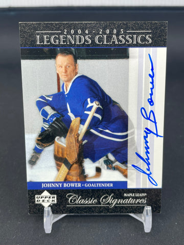 2004 UPPER DECK LEGENDS CLASSICS - CLASSIC SIGNATURES - J. BOWER - #CS25 - AUTOGRAPH
