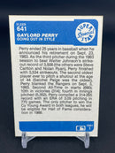 1984 FLEER - SUPER SPECIAL STAR - G. PERRY -