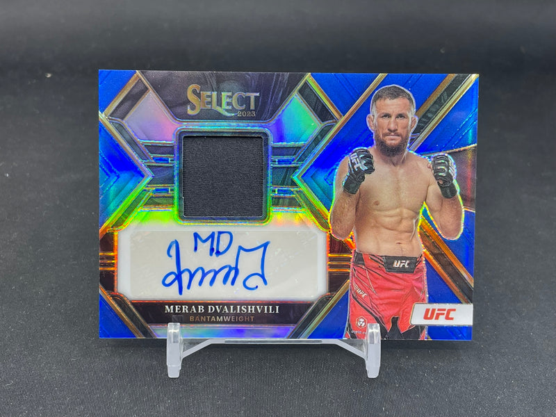 2023 PANINI SELECT - BLUE PRIZM - M. DVALISHVILI - #AM-MDV - #'D/35 - RELIC - AUTOGRAPH