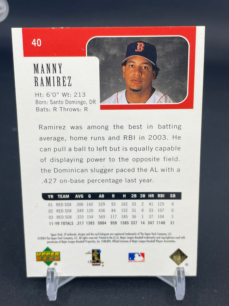 2004 UPPER DECK SP AUTHENTIC - M. RAMIREZ - #40 - #'D/499