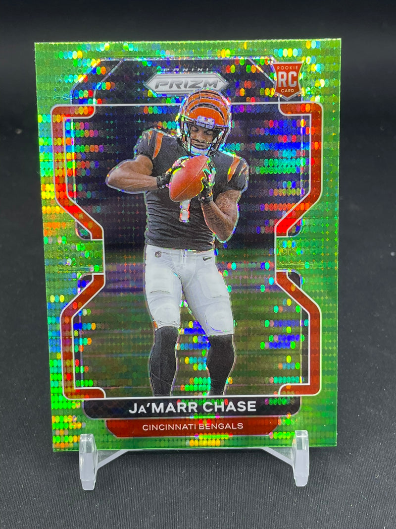 2021 PANINI PRIZM - NEON GREEN PULSAR - J. CHASE -