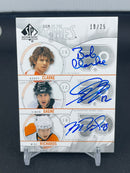 2009 UPPER DECK SP AUTHENTIC - SIGN OF THE TIMES 3 - B. CLARKE / S. GAGNE / M. RICHARDS - #ST3-CGR - #'D/25 - TRIPLE AUTOGRAPH