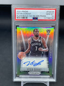 2021 PANINI PRIZM - SILVER PRIZM - FLASHBACK SIGNATURES - K. DURANT -