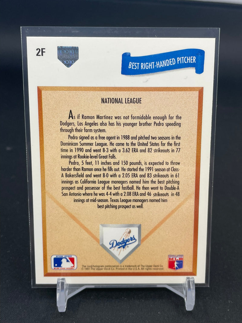 1991 UPPER DECK FINAL EDITION - DIAMOND SKILLS - P. MARTINEZ -