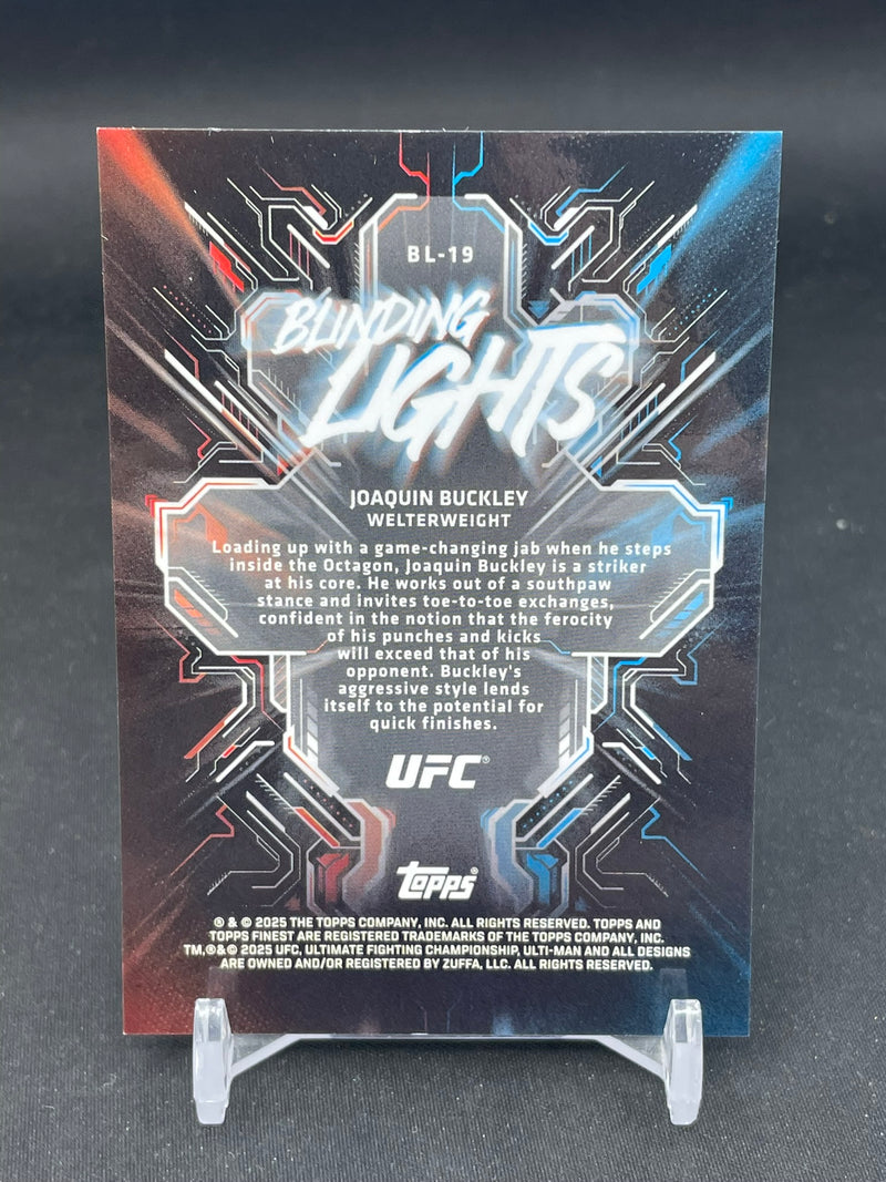 2025 TOPPS FINEST - BLINDING LIGHT - J. BUCKLEY -