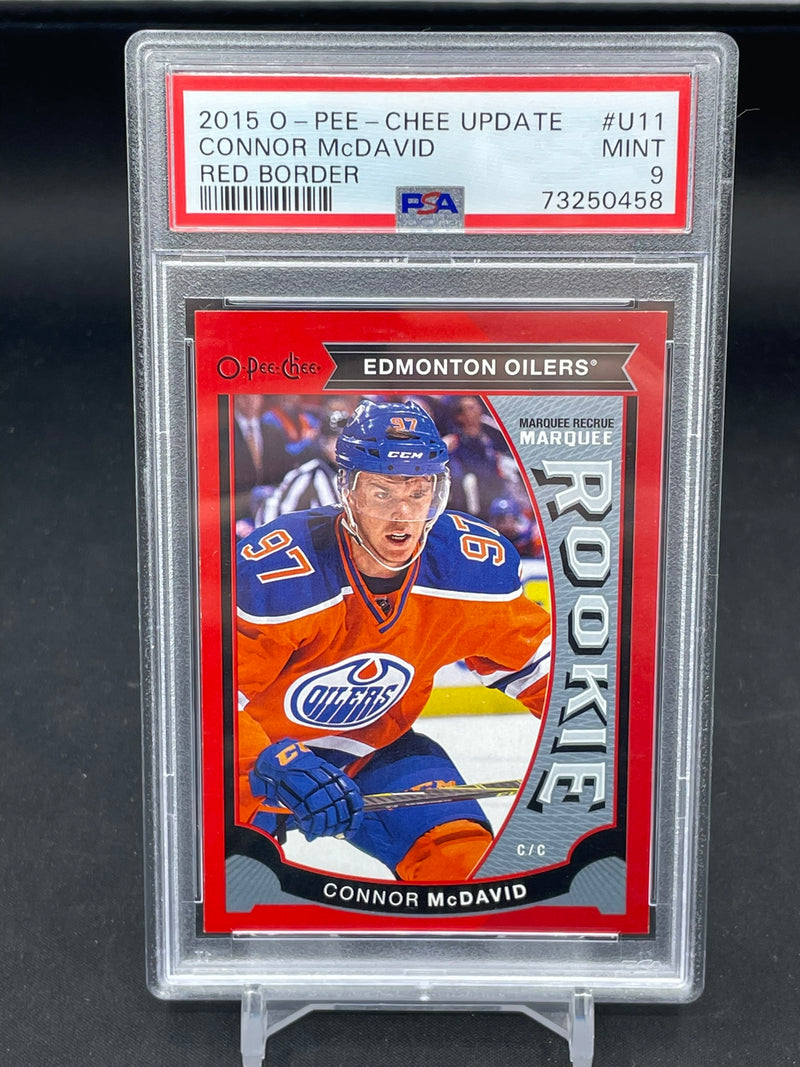 2015 UPPER DECK O-PEE-CHEE UPDATE - RED BORDER - C. MCDAVID -
