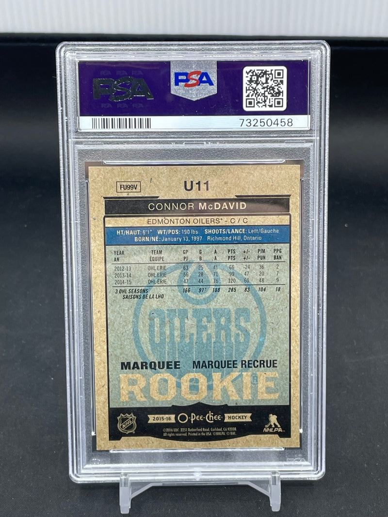 2015 UPPER DECK O-PEE-CHEE UPDATE - RED BORDER - C. MCDAVID -