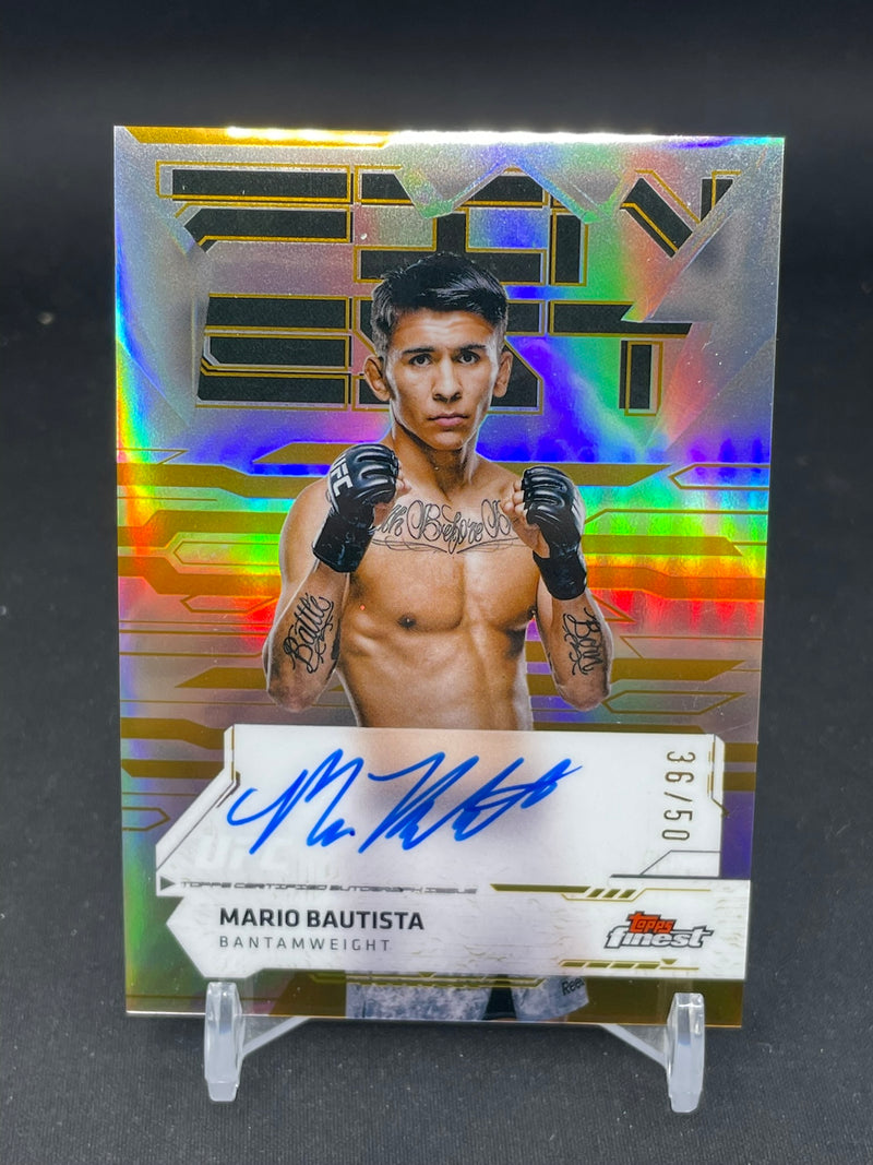 2025 TOPPS FINEST - GOLD - M. BAUTISTA - #FA-MB - #'D/50 - AUTOGRAPH