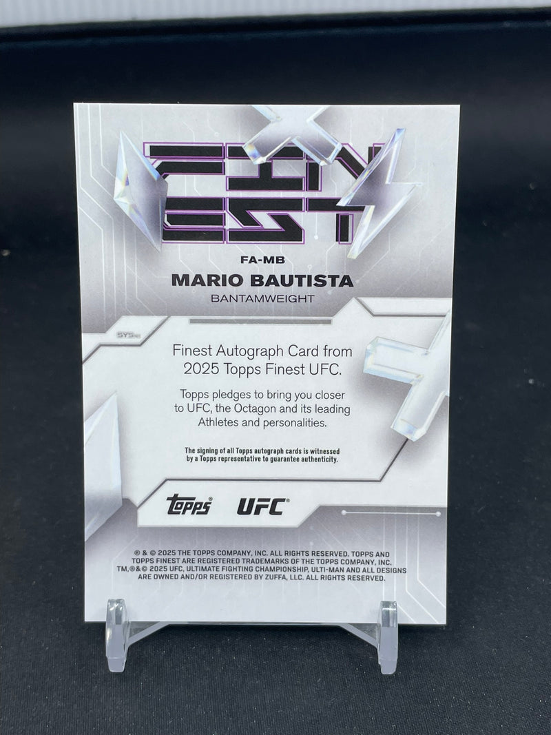 2025 TOPPS FINEST - GOLD - M. BAUTISTA - #FA-MB - #'D/50 - AUTOGRAPH
