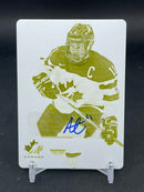 2019 UPPER DECK TEAM CANADA JUNIORS - YELLOW PRINTING PLATE - A. LAFRENIERE -