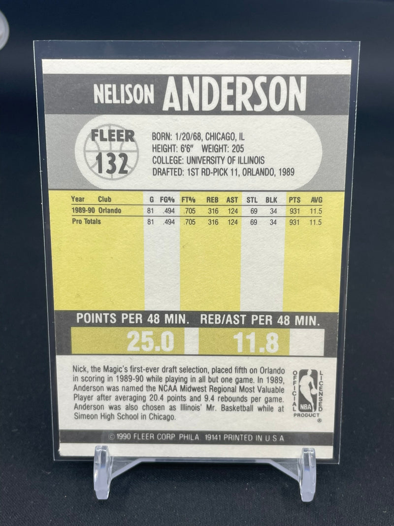 1990 FLEER - N. ANDERSON -