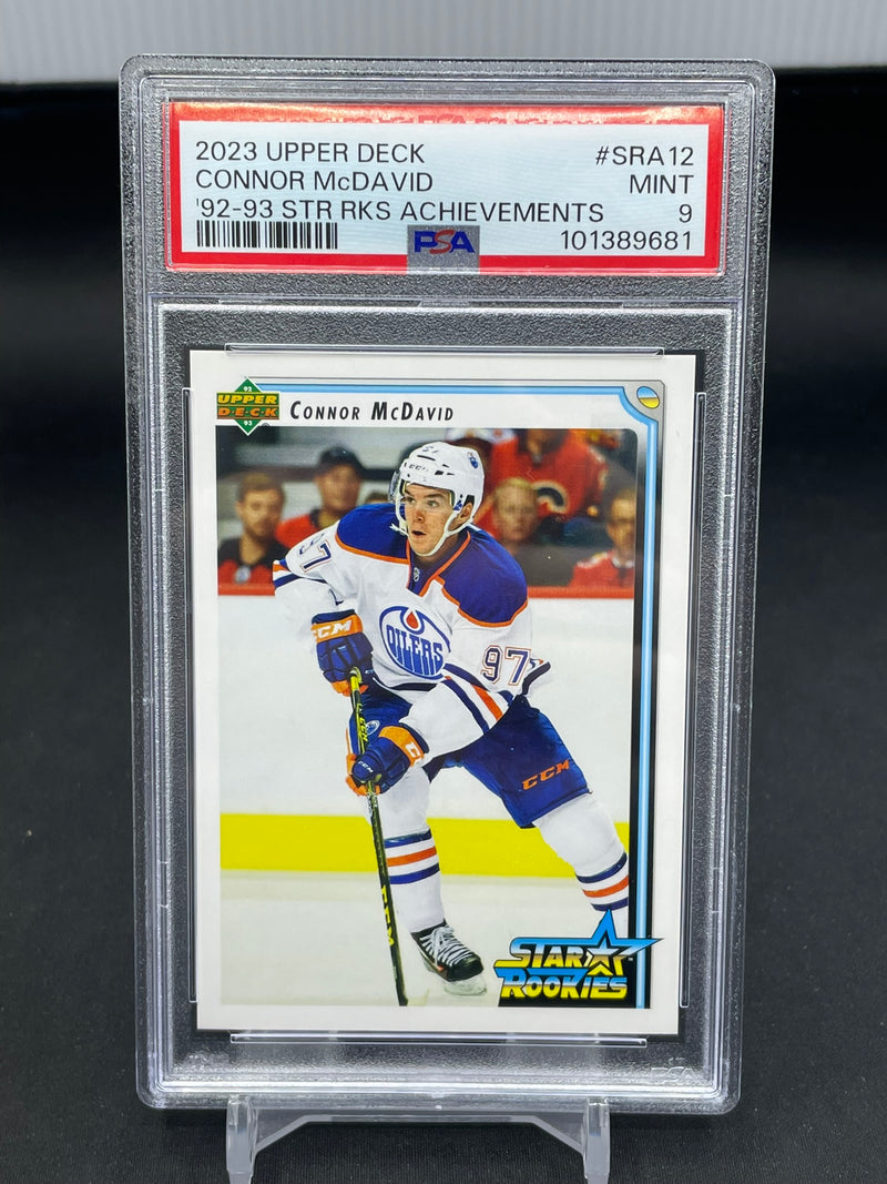 2023 UPPER DECK SERIES ONE - '92-93 STAR ROOKIES ACHIEVEMENTS - C. MCDAVID -