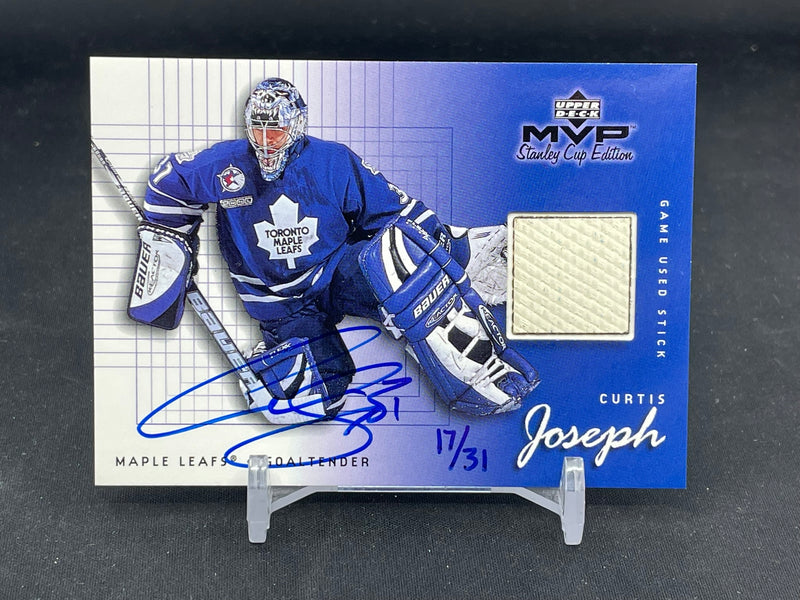 2002 UPPER DECK SP AUTHENTIC - MVP STANLEY CUP EDITION BUYBACK - C. JOSEPH - #GU-CJ - #'D/31 - RELIC - AUTOGRAPH