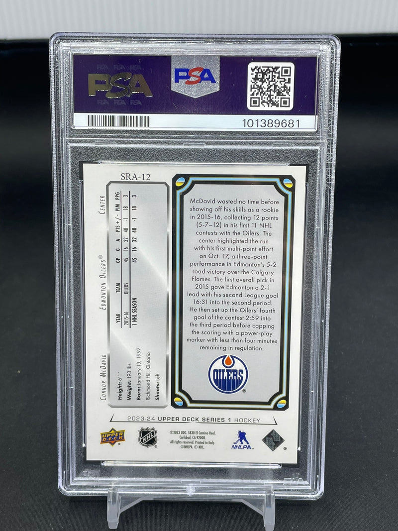 2023 UPPER DECK SERIES ONE - '92-93 STAR ROOKIES ACHIEVEMENTS - C. MCDAVID -