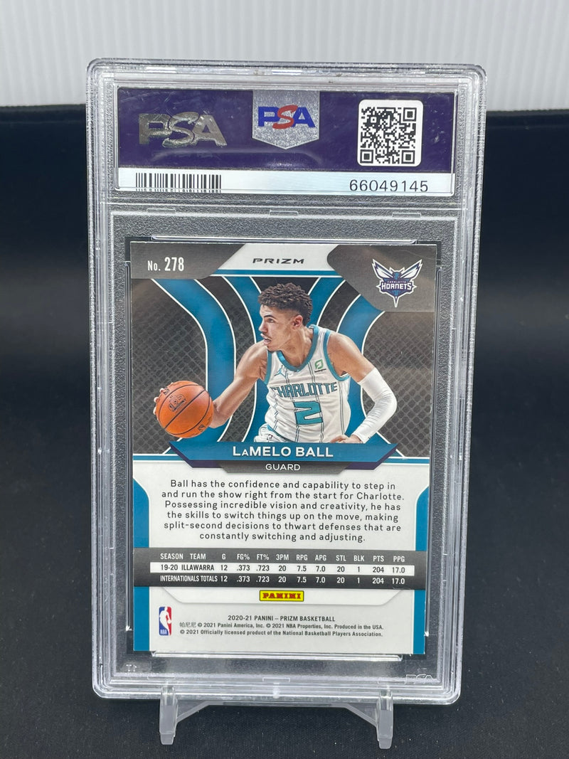 2020 PANINI PRIZM - GREEN PRIZM - L. BALL -
