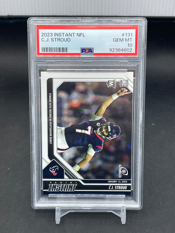 2023 PANINI INSTANT - C. STROUD - #131 - PSA 10 - RC