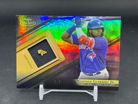 2021 TOPPS GOLD LABEL - GOLD PROSPECT - V. GUERRERO JR. - #GPR-VGJ - #'D/5 - GOLD NUGGET RELIC