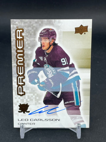 2024 UPPER DECK PREMIER - BRONZE AUTO - L. CARLSSON - #30 - AUTOGRAPH