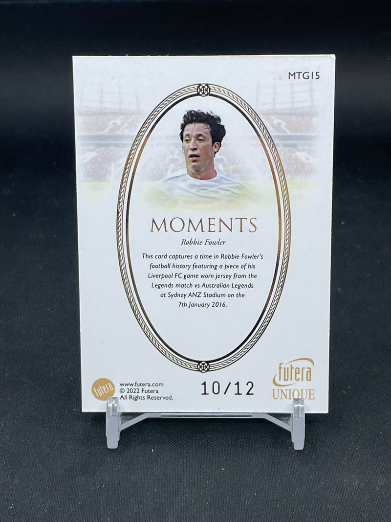 2022 FUTERA UNIQUE - MOMENTS - R. FOWLER - #MTG15 - #'D/12 - RELIC